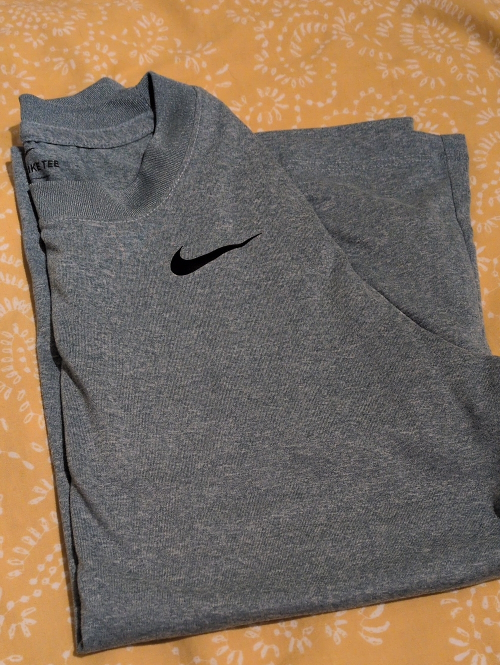 Nike Heather-Teal DriFit Shirt (Women's Size S) with Black Swoosh